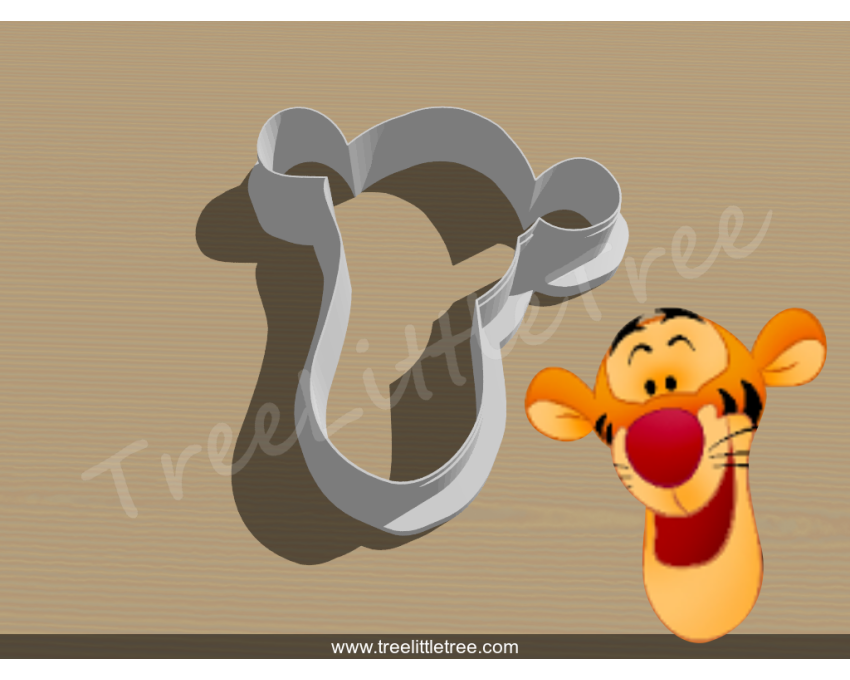 Winnie Pooh Tiger Cookie Cutter. Disney Cookie Cutter. Cartoon Cookie Cutter