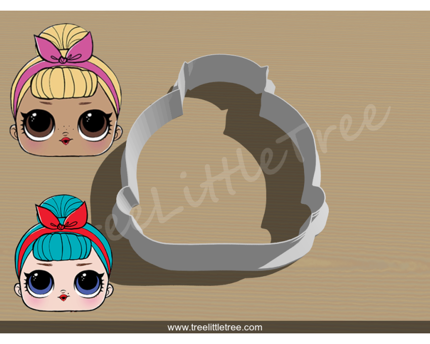 Sis Swing Cookie Cutter. B.B. Bop Cookie Cutter. LOL Dolls Cookie Cutter