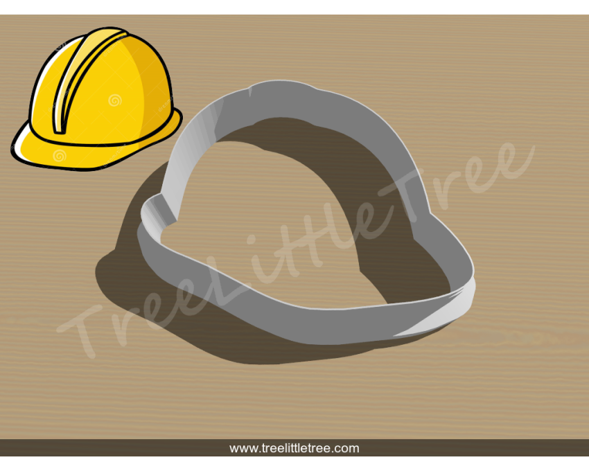 Construction Hat Cookie Cutter. Construction Cookie Cutter