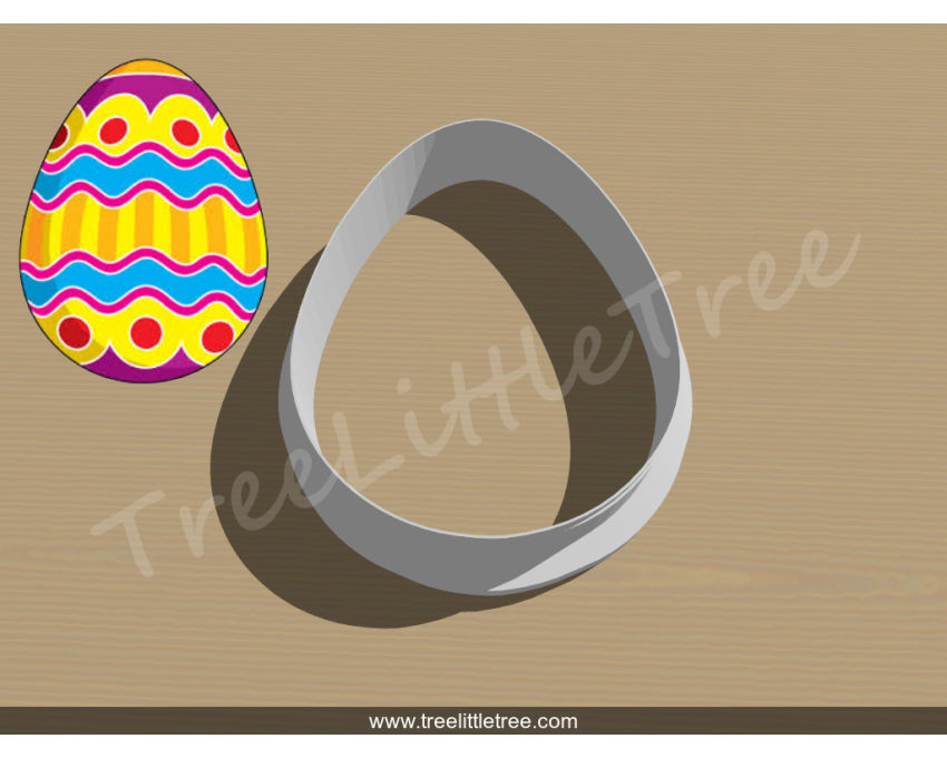 Egg Cookie Cutter. Easter Cookie Cutter
