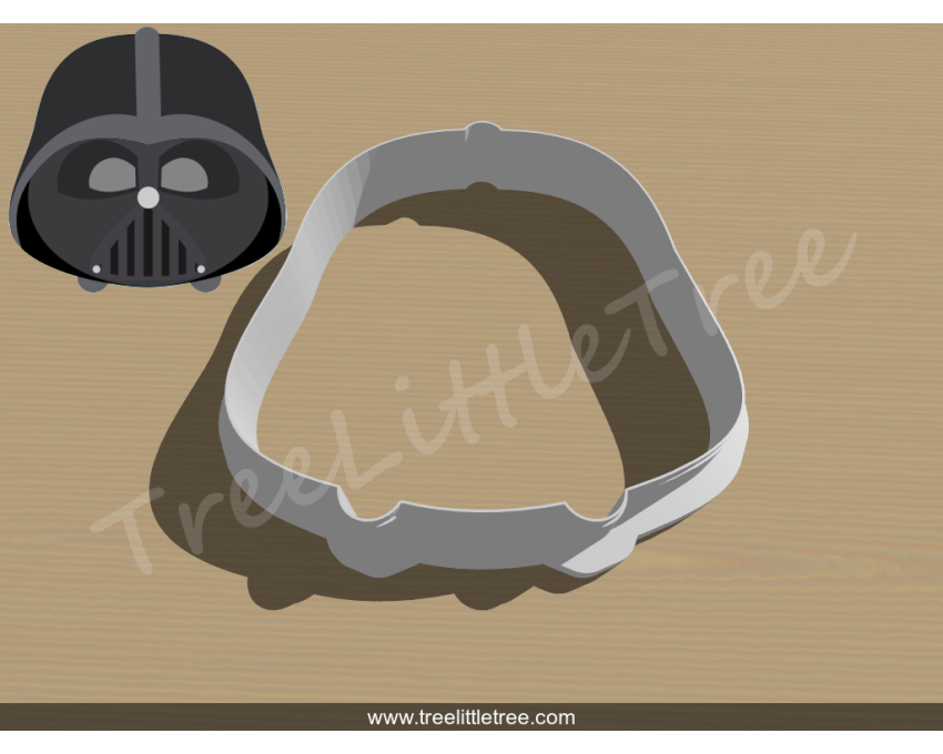 Tsum Tsum Darth Vader Cookie Cutter. Star Wars Cookie Cutter
