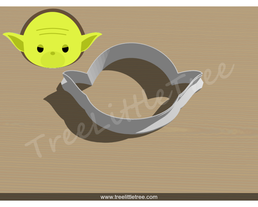 Tsum Tsum Yoda Cookie Cutter. Star Wars Cookie Cutter