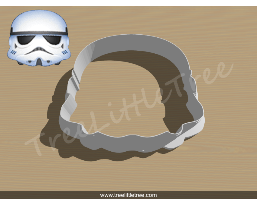 Tsum Tsum Storm Trooper Cookie Cutter. Star Wars Cookie Cutter