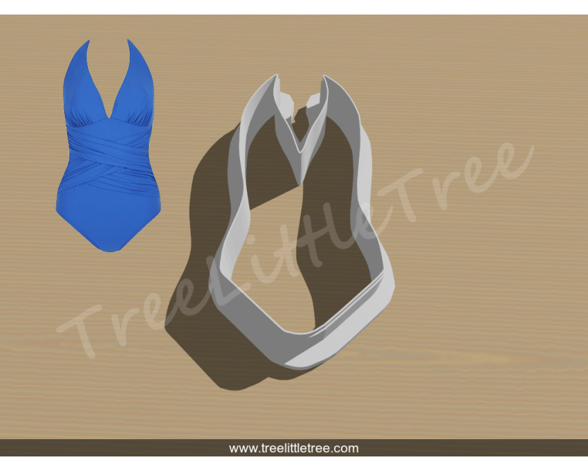 Swimsuit Cookie Cutter. Swimming Cookie Cutter. Summer Season Cookie Cutter