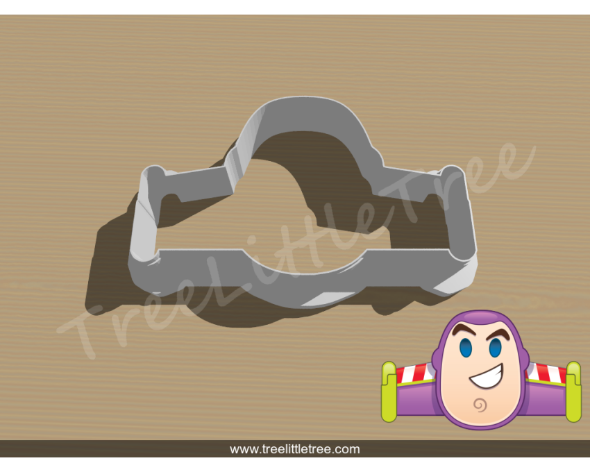 Toy Story Buzz Lightyear Emoji Cutter. Disney cookie cutter. Cartoon Cookie Cutter
