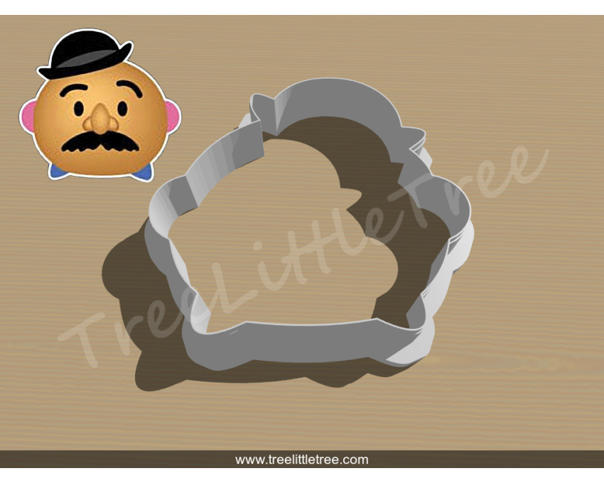 Toy Story Mr. Potato Cutter. Disney cookie cutter. Cartoon Cookie Cutter