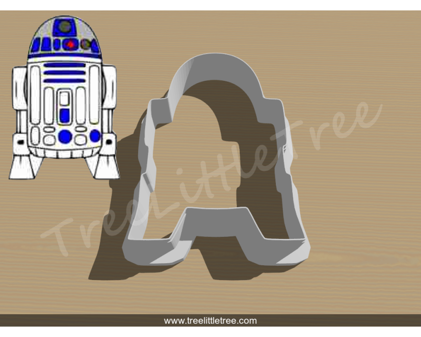 R2D2 Cookie Cutter. Star Wars Cookie Cutter