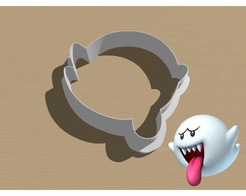 Big Boo Cookie Cutter. Super Mario Cookie Cutter