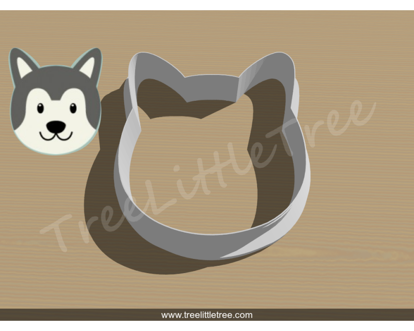 Husky Puppy Cookie Cutter. Pet Cookie Cutter