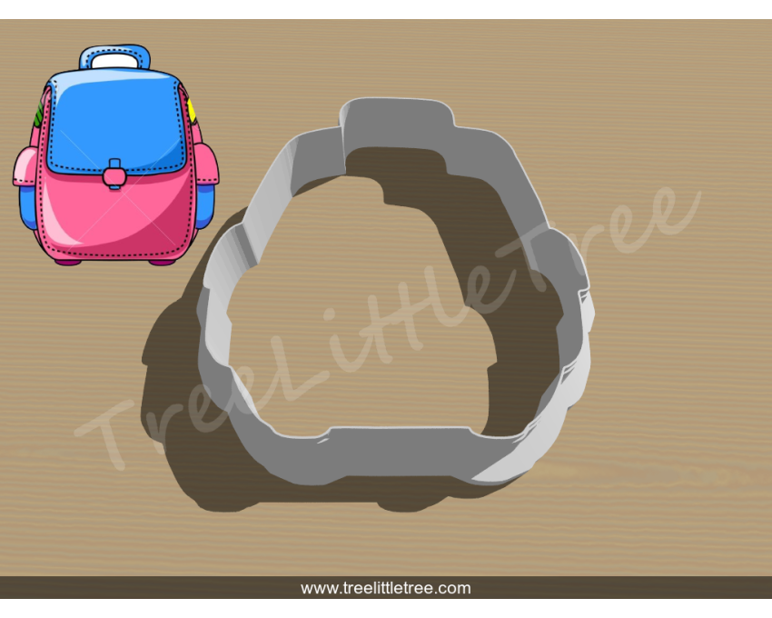 School Bag Cookie Cutter. School/Grad Cookie Cutter