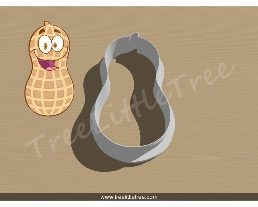 Peanut Cookie Cutter. Food Cookie Cutter