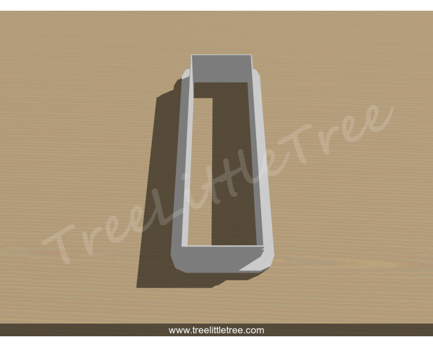 Letter I Cookie Cutter. Alphabet Cookie Cutter