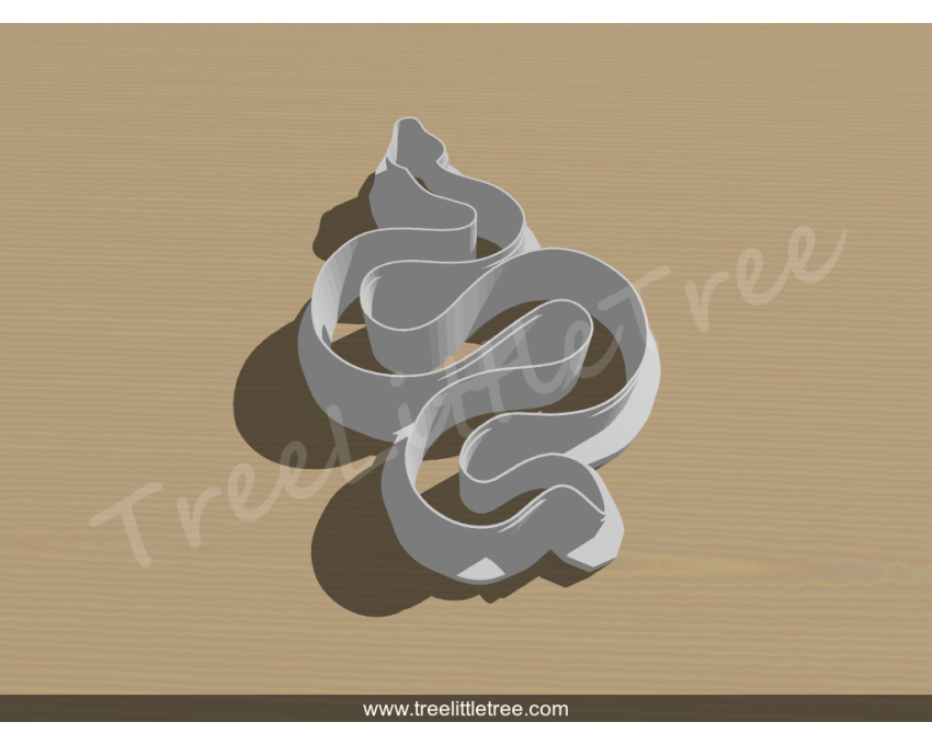 Snake Cookie Cutter.  Animal Cookie Cutter