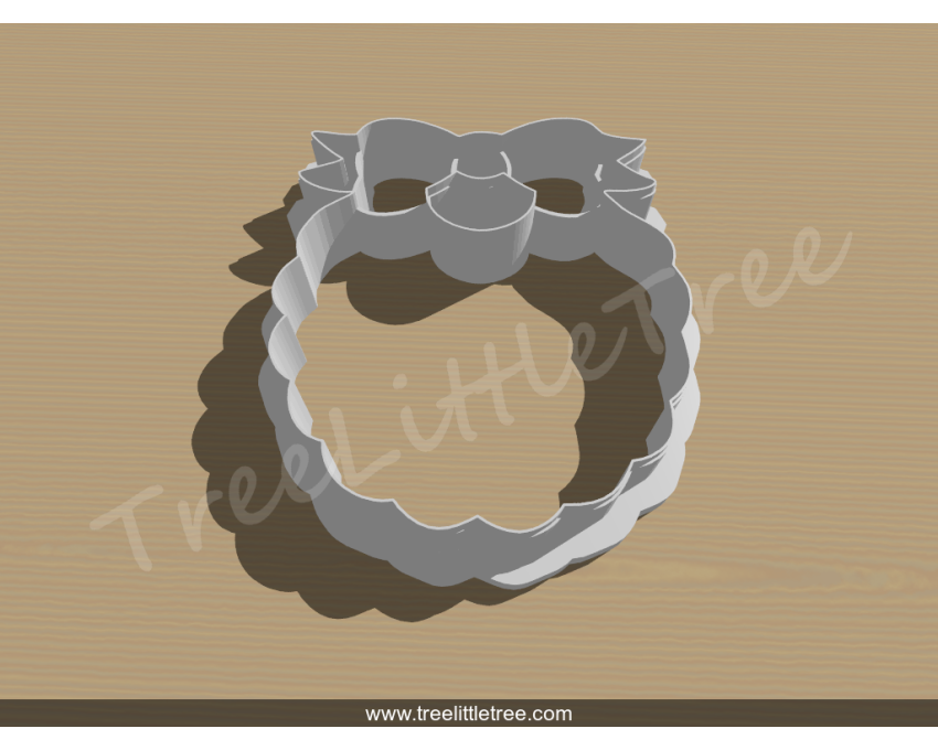 Baby Bib Cookie Cutter. Babyshower Cookie Cutter