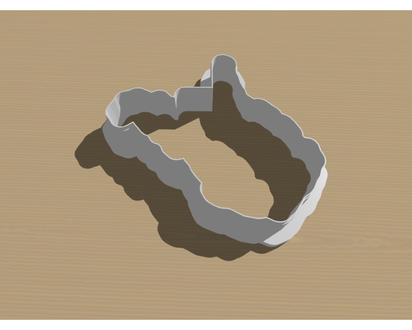 West Virginia State Cookie Cutter. USA Cookie Cutter