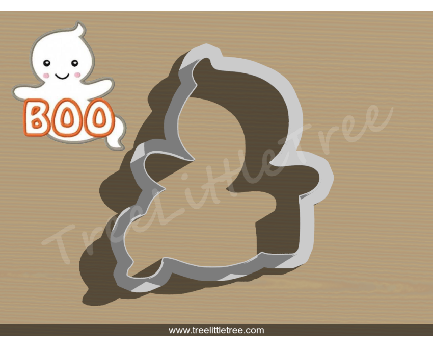 Boo Cookie Cutter. Halloween Cookie Cutter. 