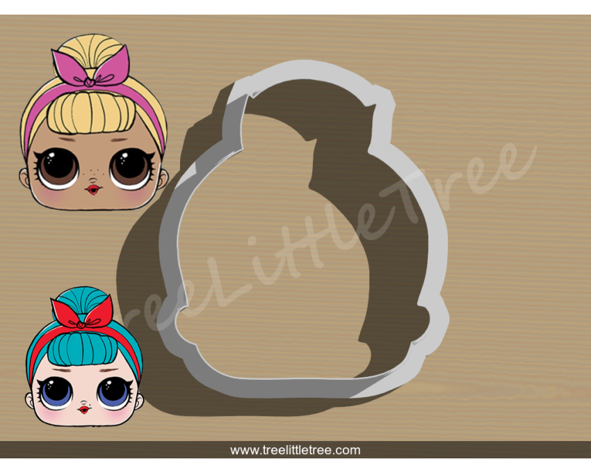 Sis Swing Cookie Cutter. B.B. Bop Cookie Cutter. LOL Dolls Cookie Cutter