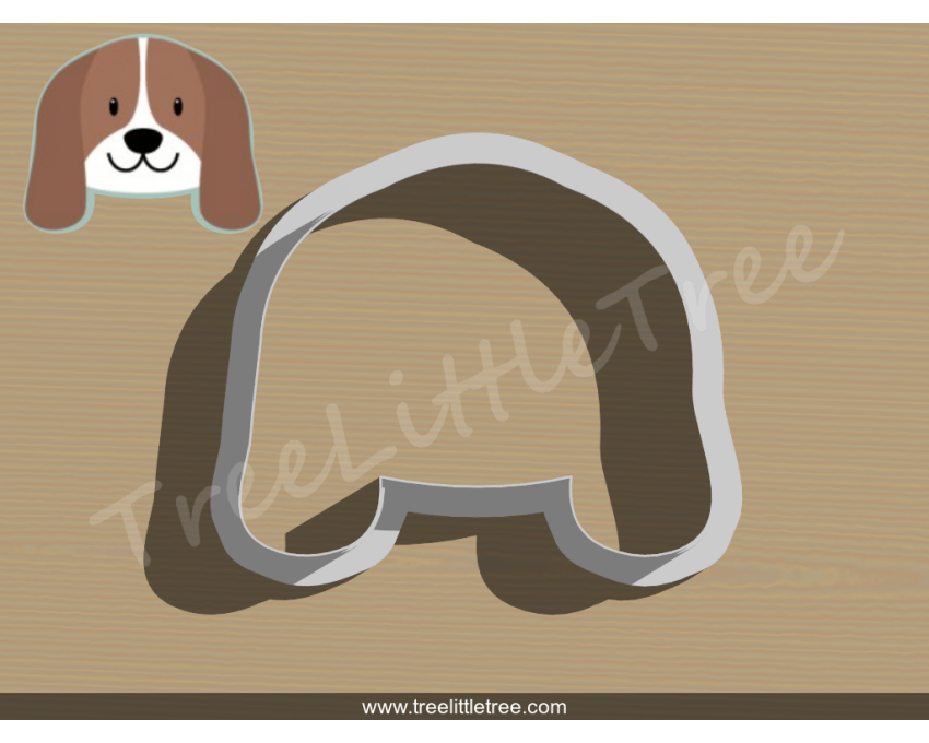 Beagle Dog Cookie Cutter. Pet Cookie Cutter