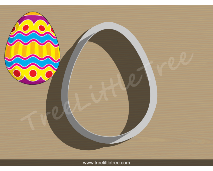 Egg Cookie Cutter. Easter Cookie Cutter