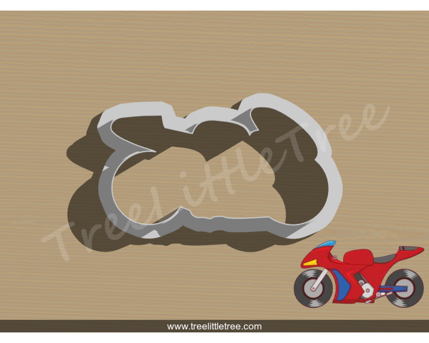 Motorcycle Cookie Cutter. Car Cookie Cutter