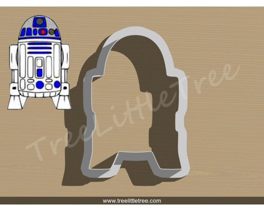 R2D2 Cookie Cutter. Star Wars Cookie Cutter