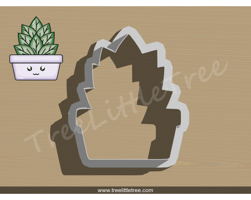 House Plant Style 1 Cookie Cutter. Plant Cookie Cutter. 