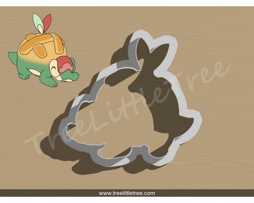 Appletun Cookie Cutter. Pokemon Cookie Cutter