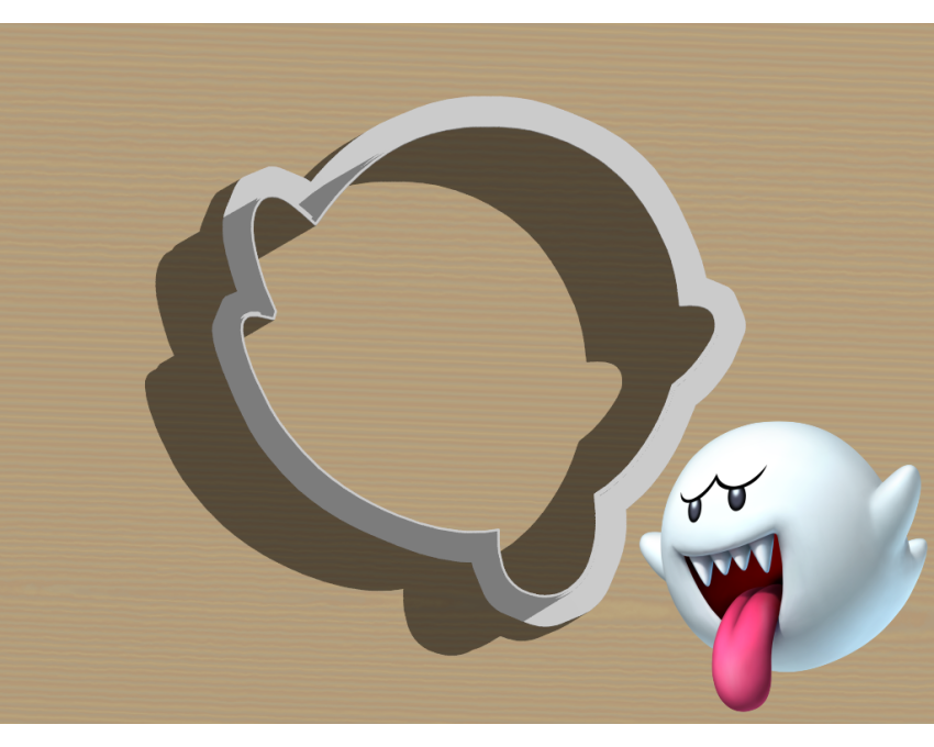 Big Boo Cookie Cutter. Super Mario Cookie Cutter