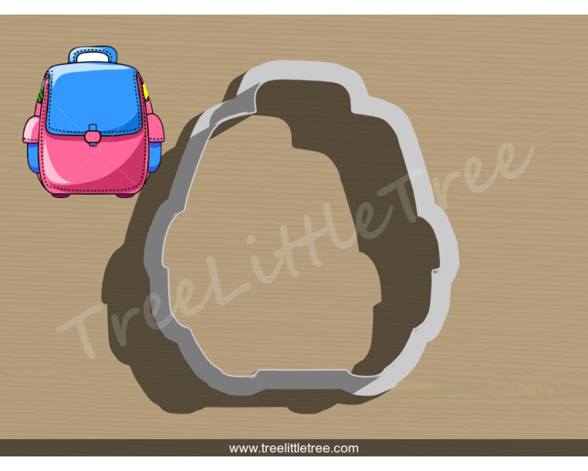 School Bag Cookie Cutter. School/Grad Cookie Cutter