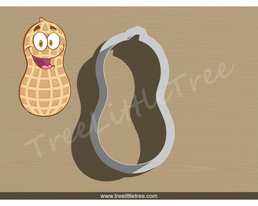 Peanut Cookie Cutter. Food Cookie Cutter