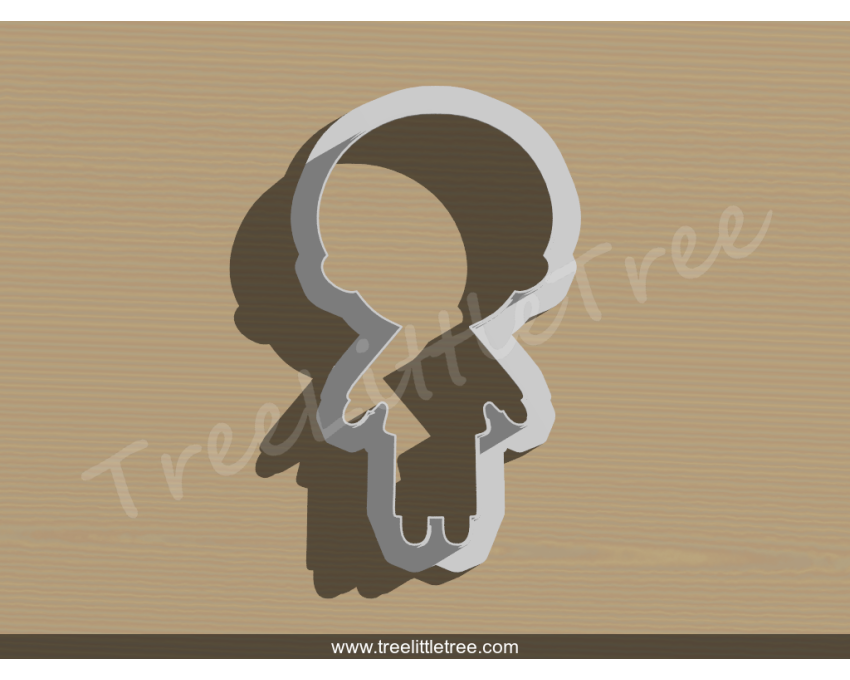 Boy Cookie Cutter. School/Grad Cookie Cutter