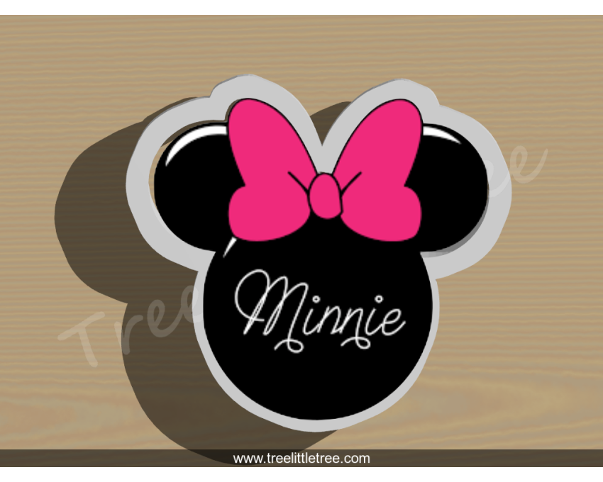 Minnie Mouse Cookie Cutter. Cartoon Cookie Cutter. Disney Cookie Cutter