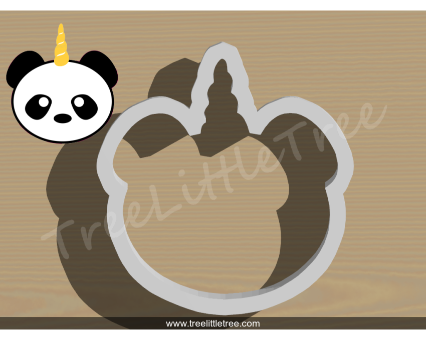 Unicorn Panda Cookie Cutter. Unicorn Cookie Cutter. Panda  Cookie Cutter