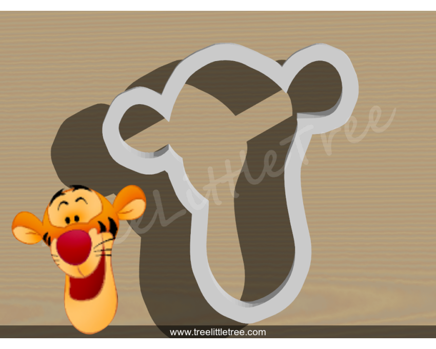 Winnie Pooh Tiger Cookie Cutter. Disney Cookie Cutter. Cartoon Cookie Cutter