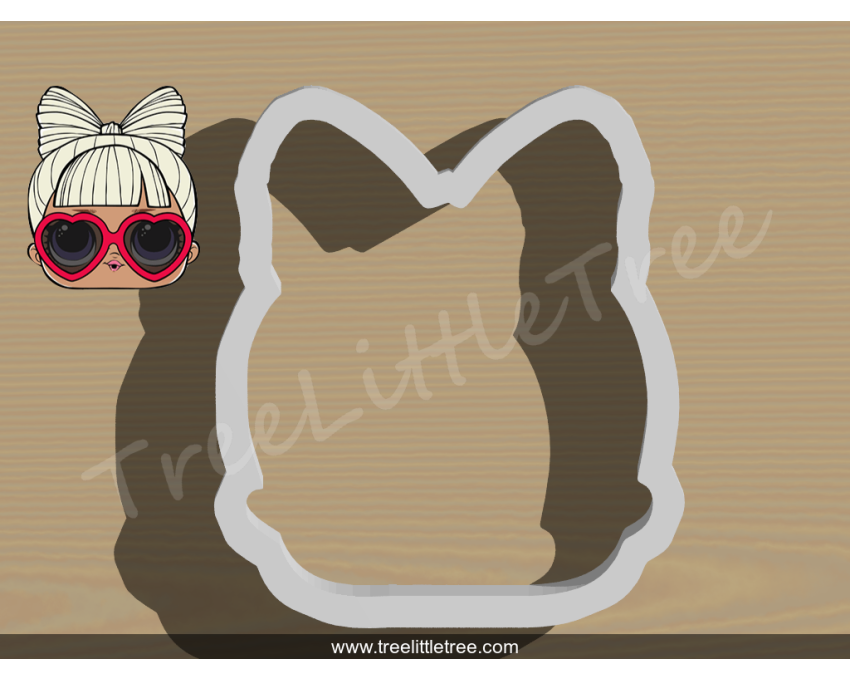 SPF. Q.T. Cookie Cutter. LOL Dolls Cookie Cutter