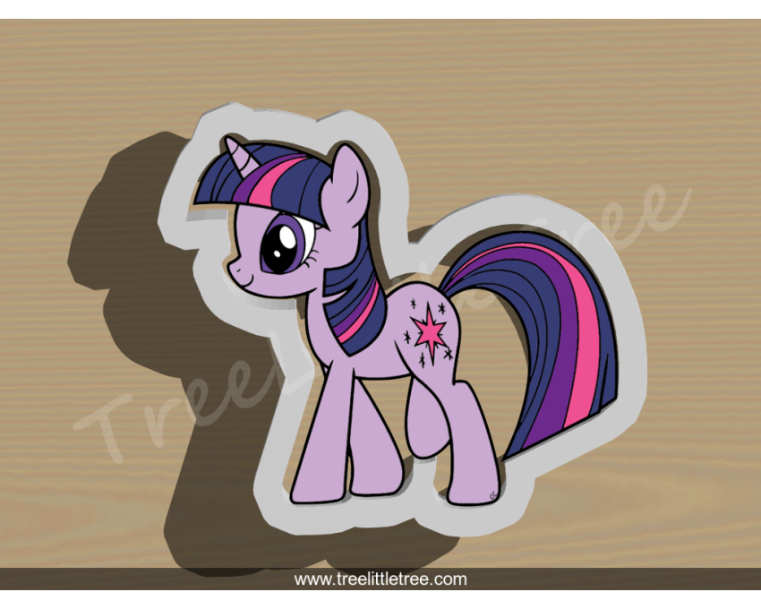 Twilight Cookie Cutter. My Little Pony Cookie Cutter.  Cartoon Cookie Cutter