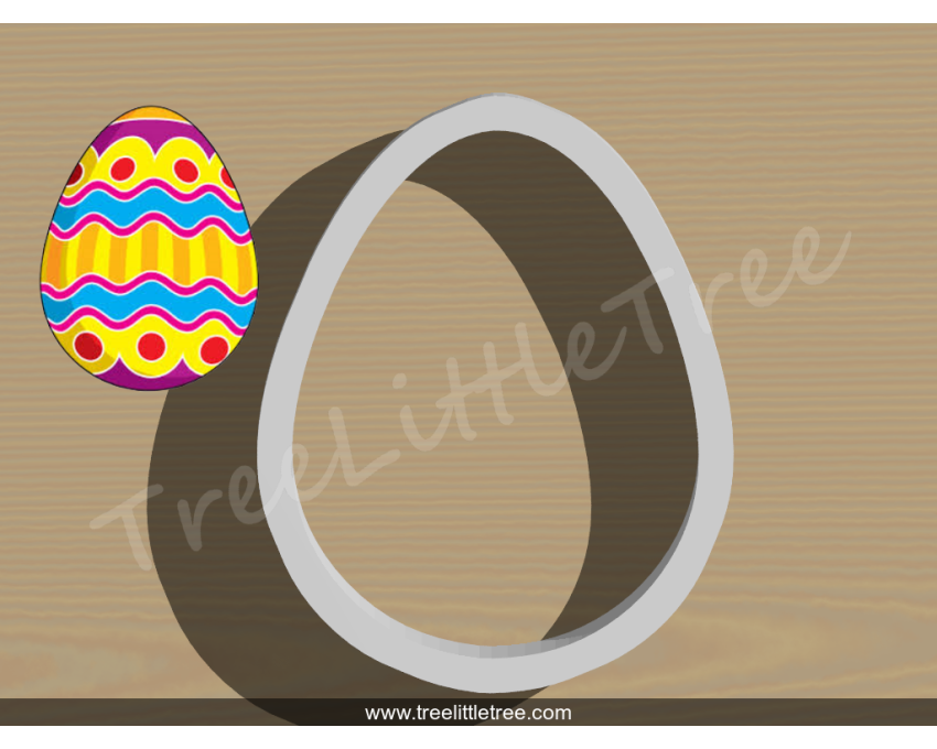 Egg Cookie Cutter. Easter Cookie Cutter