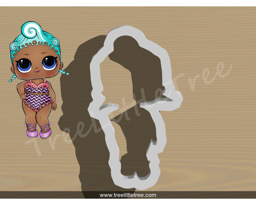 Precious Full Body Cookie Cutter. LOL Dolls Cookie Cutter. 