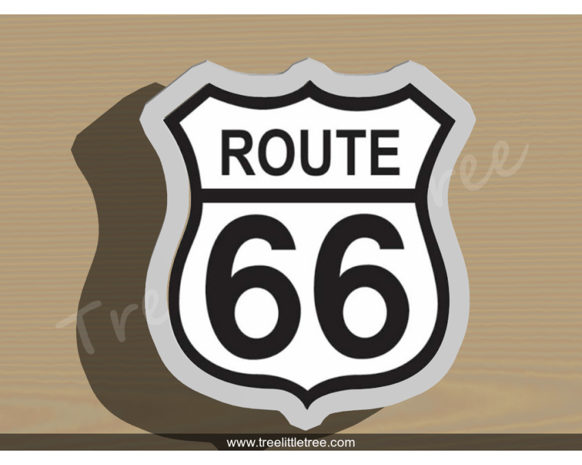 Route 66 Cookie Cutter. Traffic Cookie Cutter