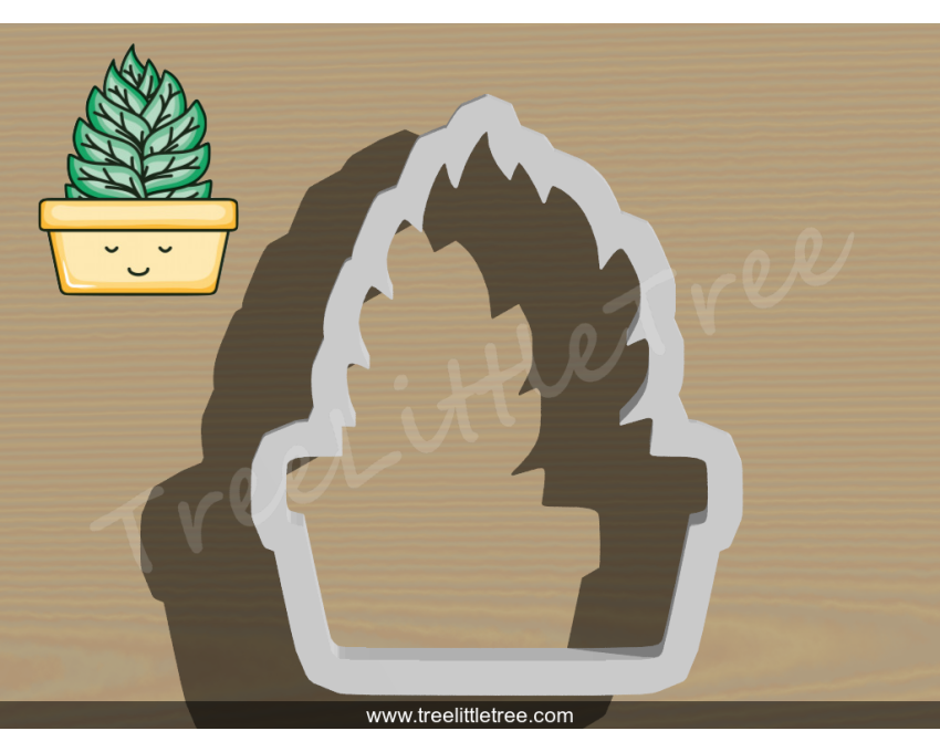 House Plant Style 4 Cookie Cutter. Plant Cookie Cutter. 