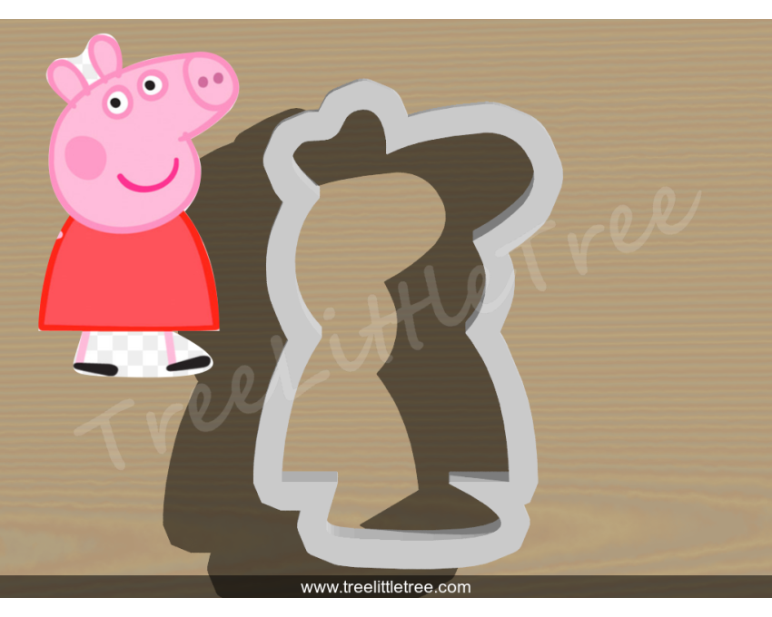 Peppa Pig Full Body Cookie Cutter. Peppa Pig Cookie Cutter