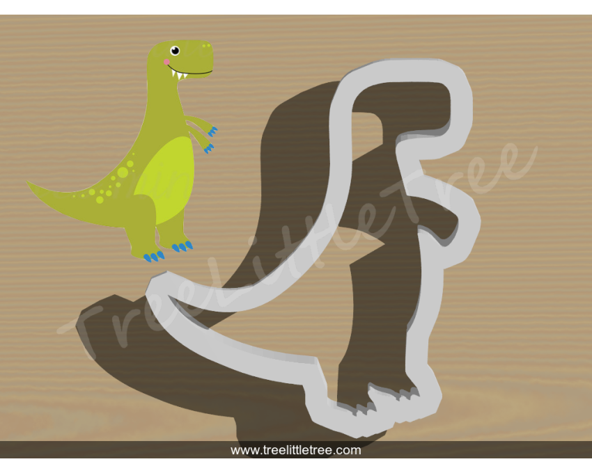 Dinosaur Style 5 Cookie Cutter. Animal Cookie Cutter