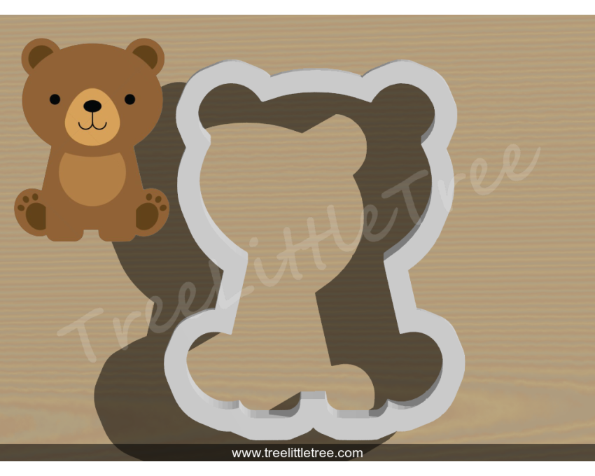 Baby Bear Cookie Cutter. Baby Shower Cookie Cutter. Jungle Baby  Cookie Cutter