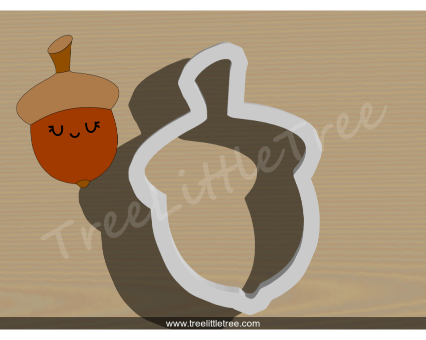 Chestnut Cookie Cutter. Fall Season Cookie Cutter
