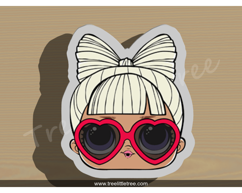 SPF. Q.T. Cookie Cutter. LOL Dolls Cookie Cutter