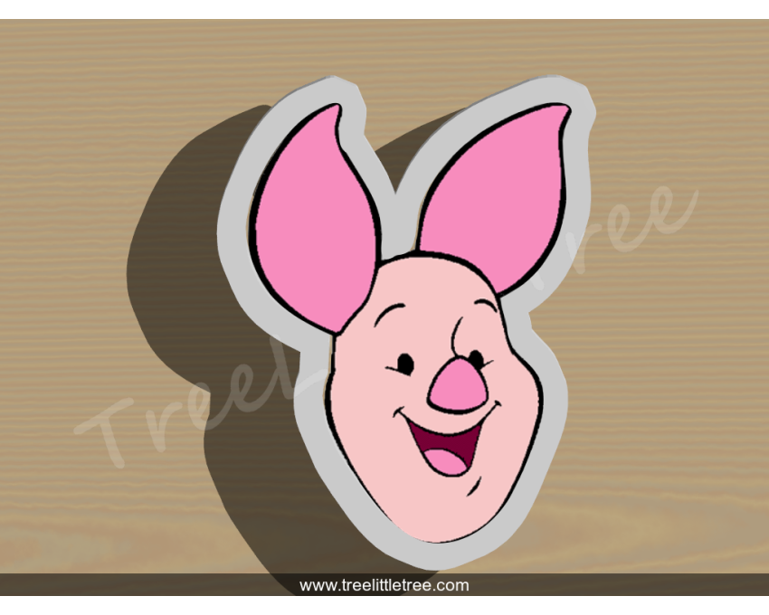 Winnie Pooh Piglet Cookie Cutter. Disney Cookie Cutter. Cartoon Cookie Cutter