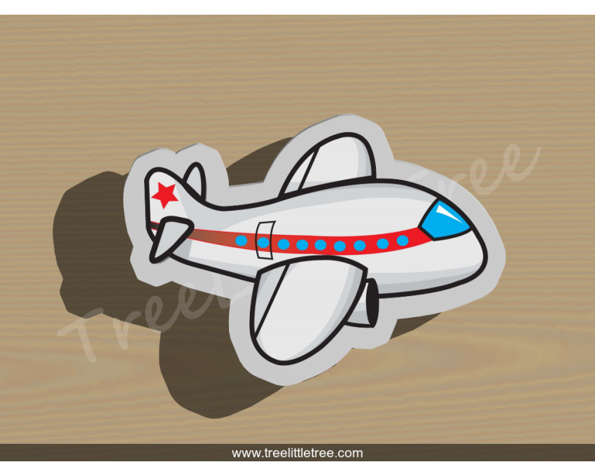 Airplane Style 1 Cookie Cutter. Car Cookie Cutter