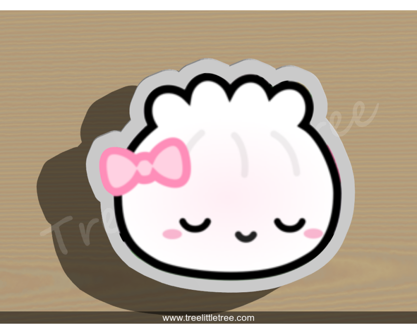 Steam Bun Cookie Cutter. Food Cookie Cutter. 