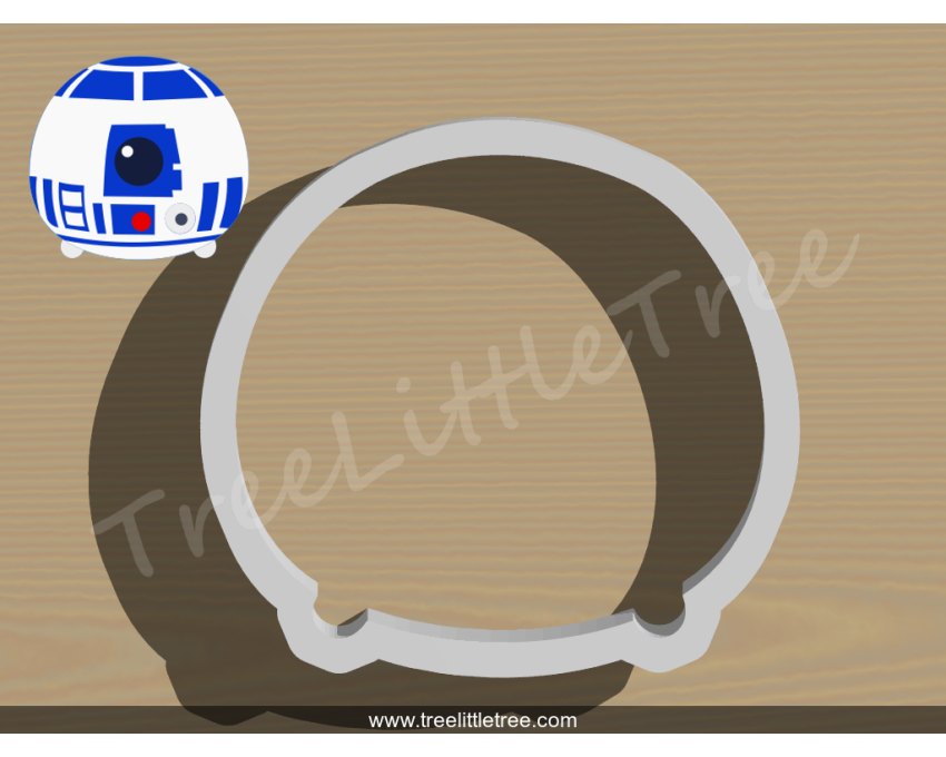 Tsum Tsum R2D2 Cookie Cutter. Star Wars Cookie Cutter