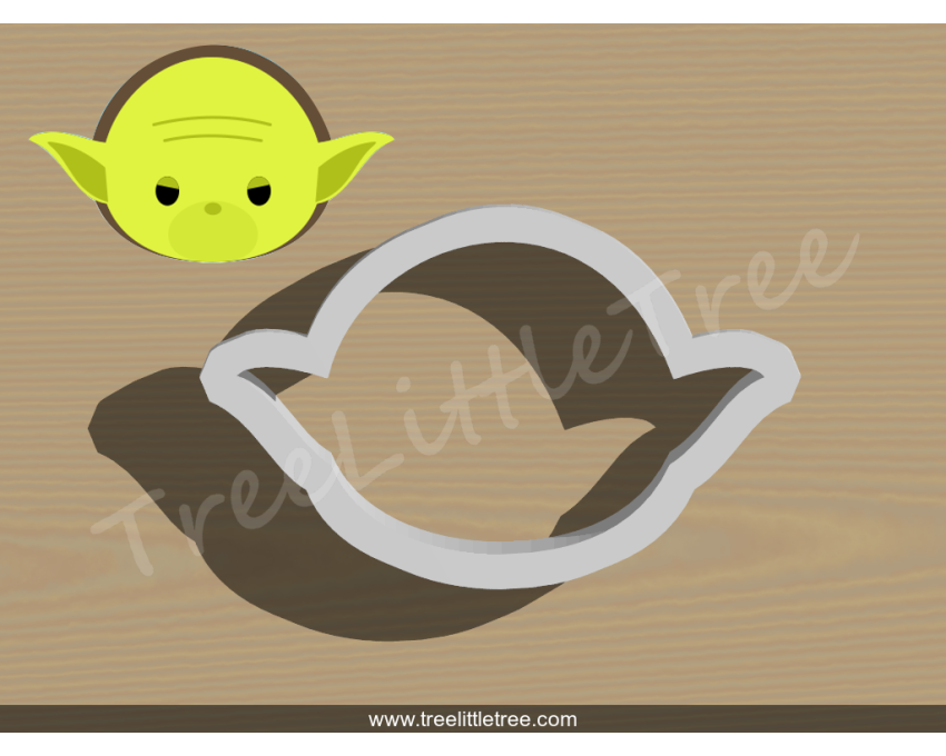 Tsum Tsum Yoda Cookie Cutter. Star Wars Cookie Cutter